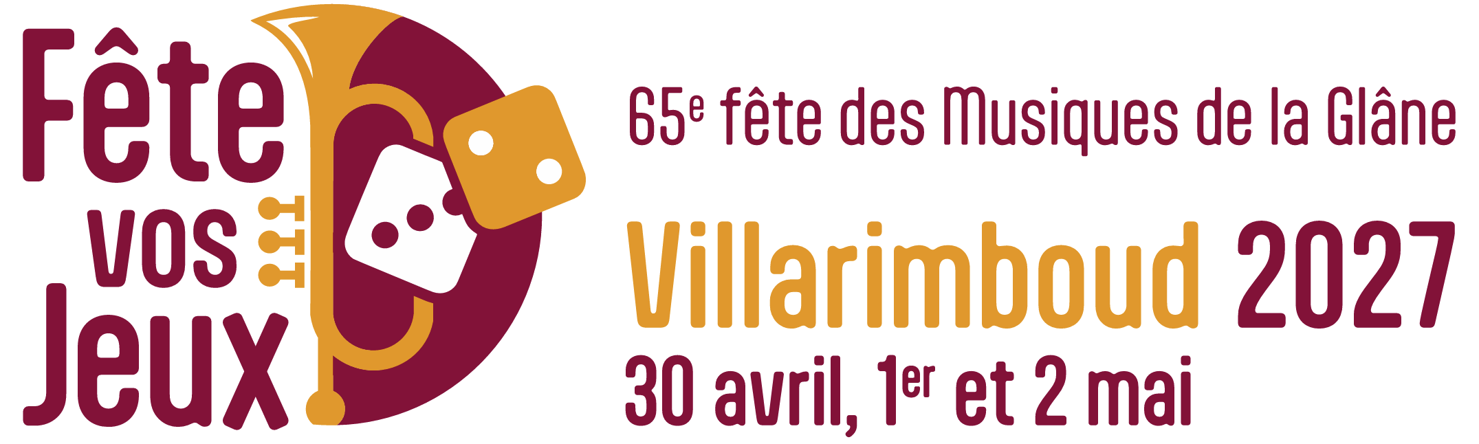 Fête vos jeux — 65e Fête des Musiques de la Glâne — Villarimboud 2027